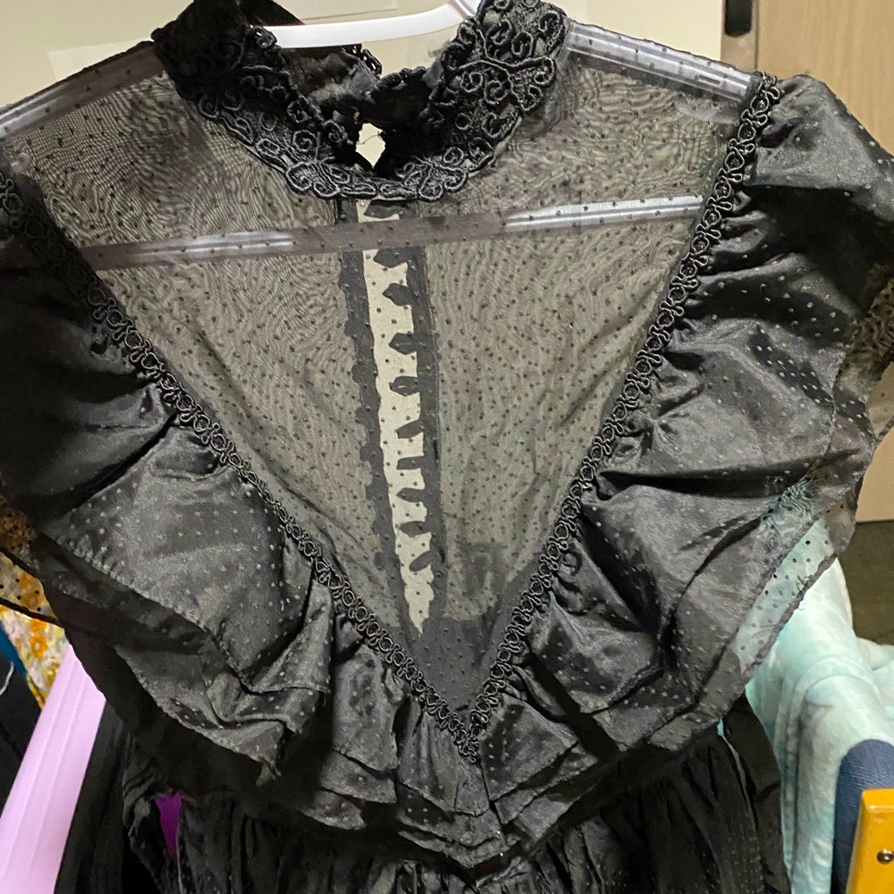 Lydia from Beetlejuice vibes! Gunny and Sax dress! Vintage dress!